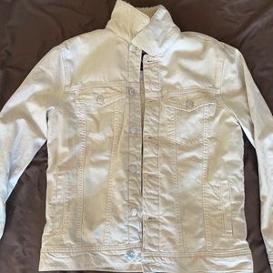 Zara fur lined jean jacket